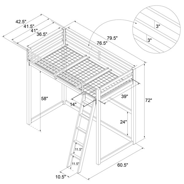 Little Seeds Monarch Hill Haven Metal Loft Bed Reviews Wayfair